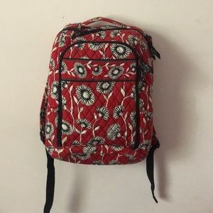 Vera Bradley Sunflower Red Backpack.